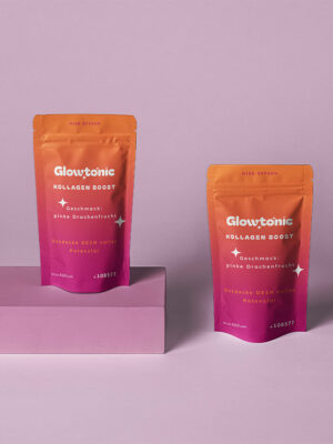 Glowtonic Kollagen Boost pinke Drachenfrucht